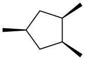 1,cis-2,cis-4-trimethylcyclopentane 结构式