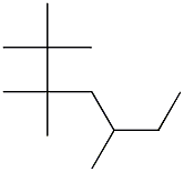2,2,3,3,5-pentamethylheptane 结构式