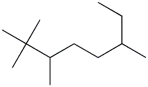 2,2,3,6-tetramethyloctane 结构式