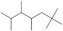 2,2,4,5,6-pentamethylheptane 结构式