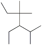 2,4,4-trimethyl-3-ethylhexane 结构式