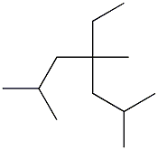 2,4,6-trimethyl-4-ethylheptane 结构式