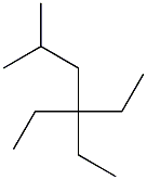 2-methyl-4,4-diethylhexane 结构式