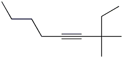 3,3-dimethyl-4-nonyne 结构式