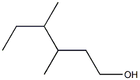 3,4-dimethyl-1-hexanol 结构式
