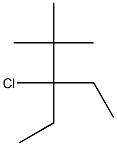 3-chloro-3-ethyl-2,2-dimethylpentane 结构式