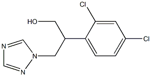 2-(2,4-DICHLOROPHENYL)-3-(1H-1,2,4-TRIAZOL-1-YL)PROPAN-1-OL[FOR TETRACONAZOLE] 结构式