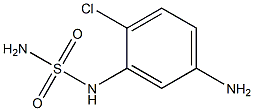 4-CHLOROANILINE-3-SULPHOAMIDE 结构式