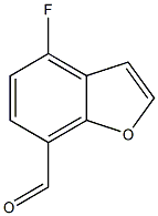 4-FLUORO-1-BENZOFURAN-7-CARBALDEHYDE 结构式