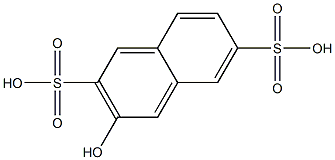 2-NAPHTOL 3,7-DISULPHONIC ACID 结构式