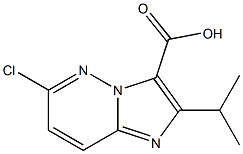 6-CHLORO-2-(PROPAN-2-YL)IMIDAZO[1,2-B]PYRIDAZINE-3-CARBOXYLIC ACID 结构式