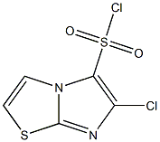 6-CHLORO-IMIDAZO(2,1-B)THIAZOLE-5-SULPHONYL CHLORIDE 结构式