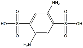 1,4-DIAMINOBENZENE 2,5-DISULPHONIC ACID 结构式