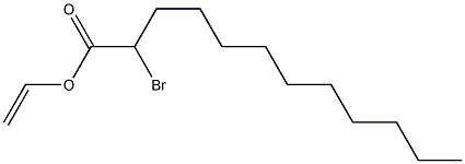 2-溴月桂酸乙烯酯 结构式
