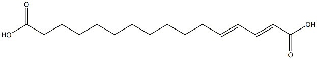 十六碳二烯二酸 结构式