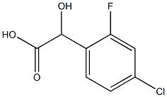 4-CHLORO-2-FLUOROMANDELIC ACID 结构式