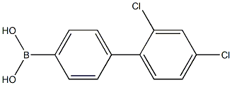 2',4'-dichlorobiphenyl
-4-ylboronic acid 结构式