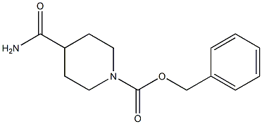 Benzyl-4-carbam-oylpiperidine-1-carboxylate 结构式