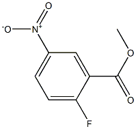 2-FLUORO-5-NITROBENZOIC ACID METHYL ESTER 结构式