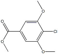 4-CHLORO-3,5-DIMETHOXYBENZOIC ACID METHYL ESTER 结构式