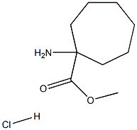 METHYL 1-AMINOCYCLOHEPTANECARBOXYLATE HYDROCHLORIDE 结构式