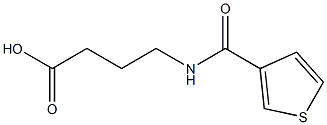 4-[(THIEN-3-YLCARBONYL)AMINO]BUTANOIC ACID 结构式