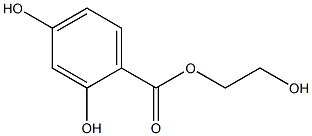 2,4-DIHYDROXYBENZOIC ACID 2-HYDROXYETHYL ESTER 97+% 结构式