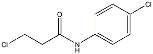 3-CHLORO-N-(4-CHLORO-PHENYL)-PROPIONAMIDE 99% 结构式