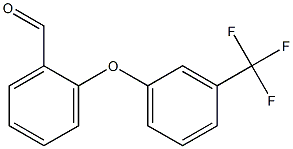 2-[3-(TRIFLUOROMETHYL)PHENOXY]BENZALDEHYDE 结构式