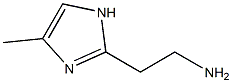 2-(4-METHYL-1H-IMIDAZOL-2-YL)ETHANAMINE 结构式