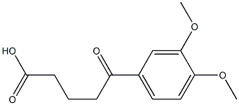 5-(3,4-DIMETHOXYPHENYL)-5-OXOVALERIC ACID 95% 结构式