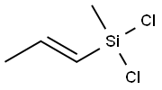 1-PROPENYLMETHYLDICHLOROSILANE 95% 结构式