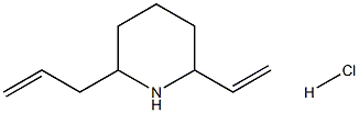2-ALLYL-6-VINYL-PIPERIDINE HYDROCHLORIDE 结构式