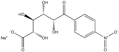 4-NITROPHENYL--D-GLUCURONIC ACID: SODIUM SALT 结构式