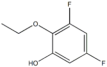 2-ETHOXY-3,5-DIFLUOROYPHENOL 结构式