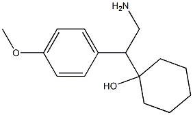 1-[2-AMINO-1-(4-METHOXYPHENYL)ETHYL]CYCLOHEXANOL, 99% VENLAFAXINE INTERMEDIATE 结构式