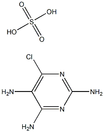 2,4,5-TRIAMINO-6-CHLORO PYRIMIDINE SULFATE, 98% 结构式