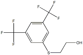 3,5-BIS(TRIFLUOROMETHYL)PHENYLTHIOETHANOL 98% 结构式