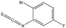 2-BROMO-5-FLUOROPHENYLISOTHIOCYANATE 97% 结构式