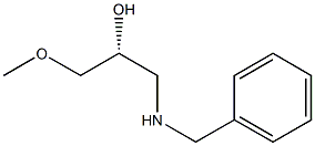 (R )-1-Benzylamino-3-methoxy-propan-2-ol 结构式