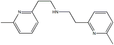 Bis-[2-(6-methylpyridin-2-yl)ethyl]-amine 结构式