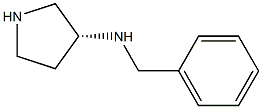 (R)-3-(BENZYL-AMINO)PYRROLIDINE 结构式