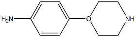 1-(4-AMINOPHENYL)MORPHOLINE 结构式