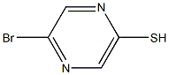 2-BROMO-5-MERCAPTOPYRAZINE 结构式