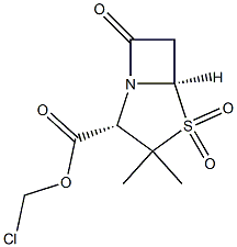 CHLOROMETHYL PENICILLANATE 1,1-DIOXIDE 结构式