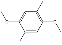 2,5-DIMETHOXY-4-METHYLIODOBENZENE 结构式