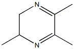 5,6-DIHYDRO-2,3,5-TRIMETHYLPYRAZINE 结构式
