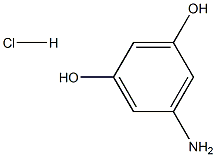 5-AMINOBENZENE-1,3-DIOL HYDROCHORIDE 结构式