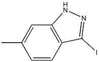 3-IODO-6-METHYLINDAZOLE 结构式