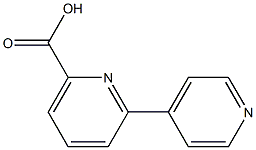 2,4-bipyridine-6-carboxylic acid 结构式